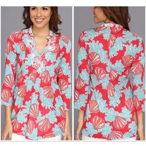 Lilly Pulitzer Sarasota Tunic in Watermelon Coralina S